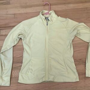 Baby yellow Nike workout jacket